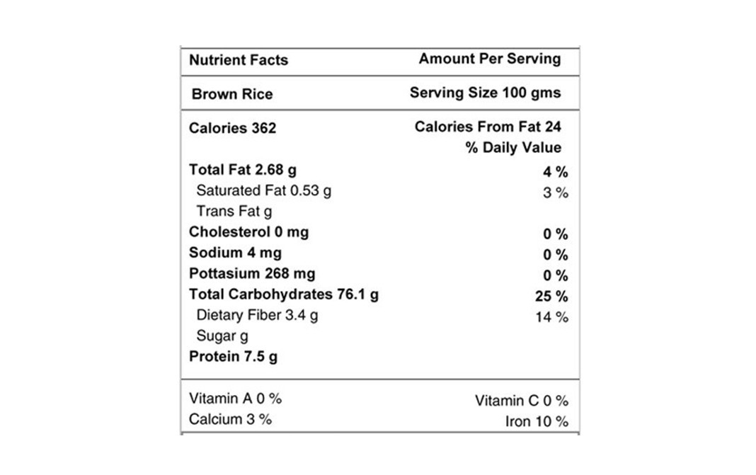 Ekgaon Brown Rice    Pack  1 kilogram